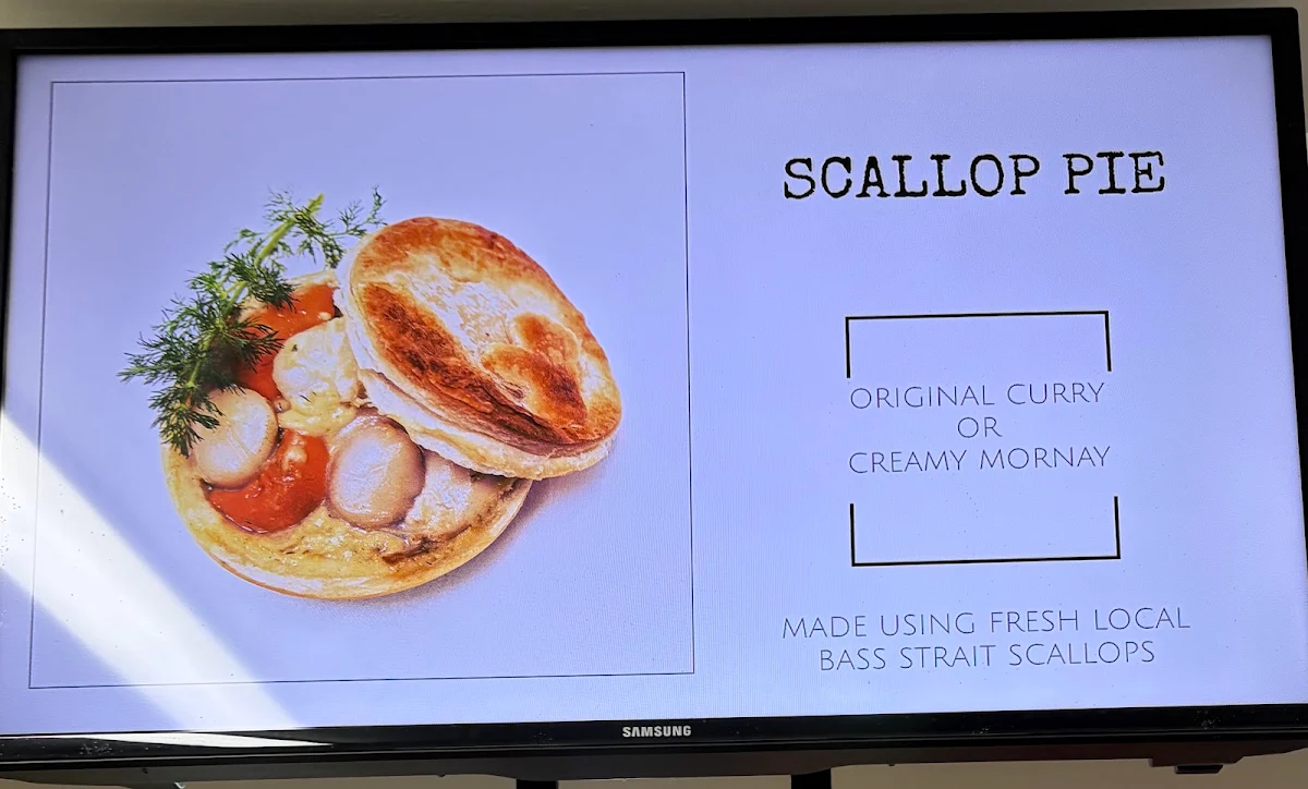 Menu, Apollo Bay Bakery