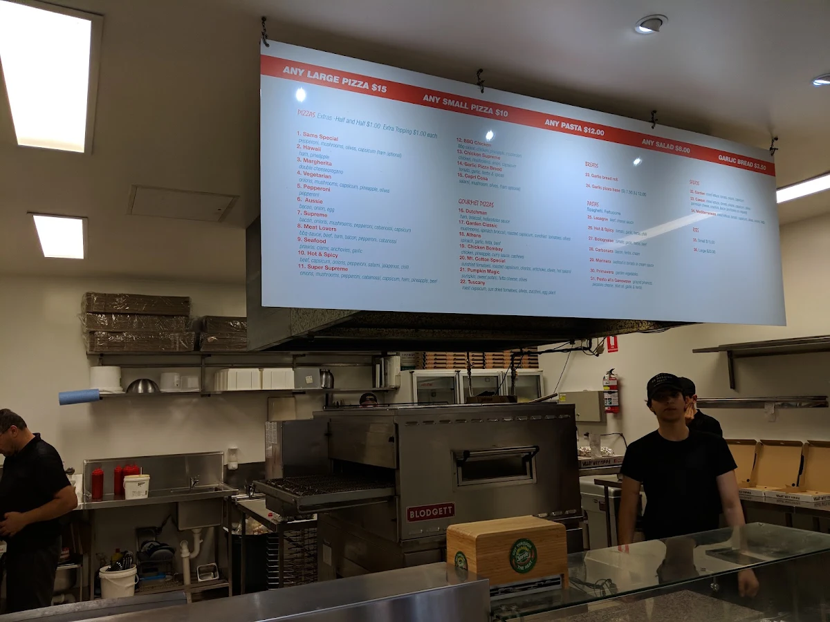 Menu, Valley Way Pizza