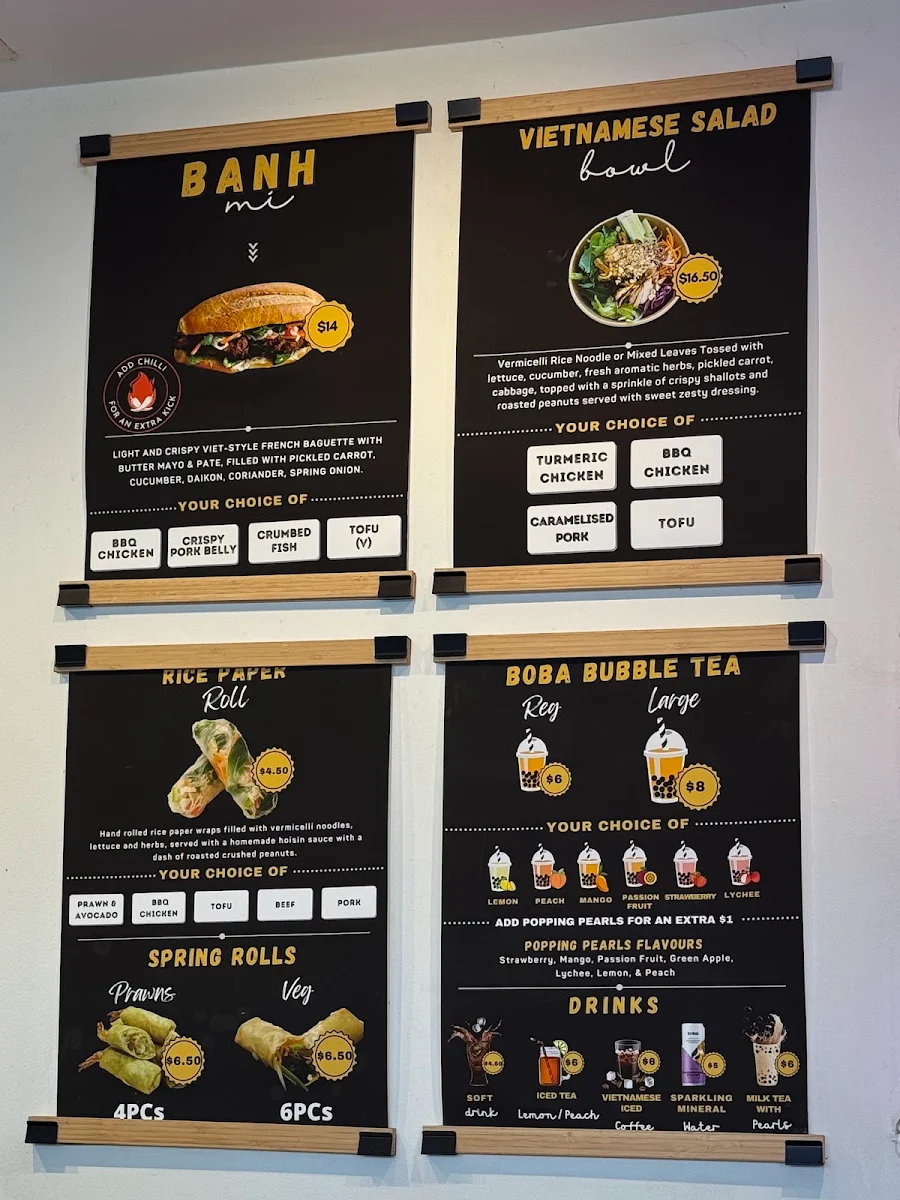 Menu, Queen Banh Mi