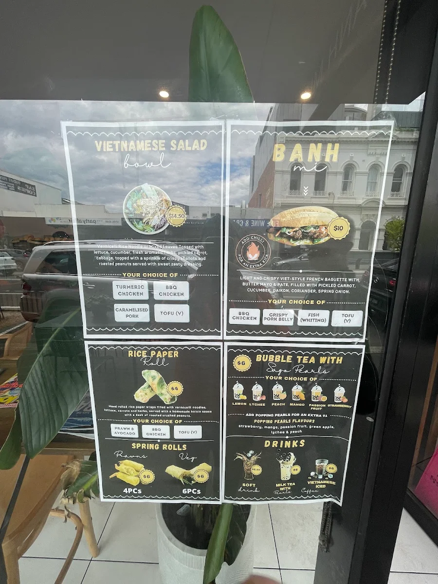Menu, Queen Banh Mi