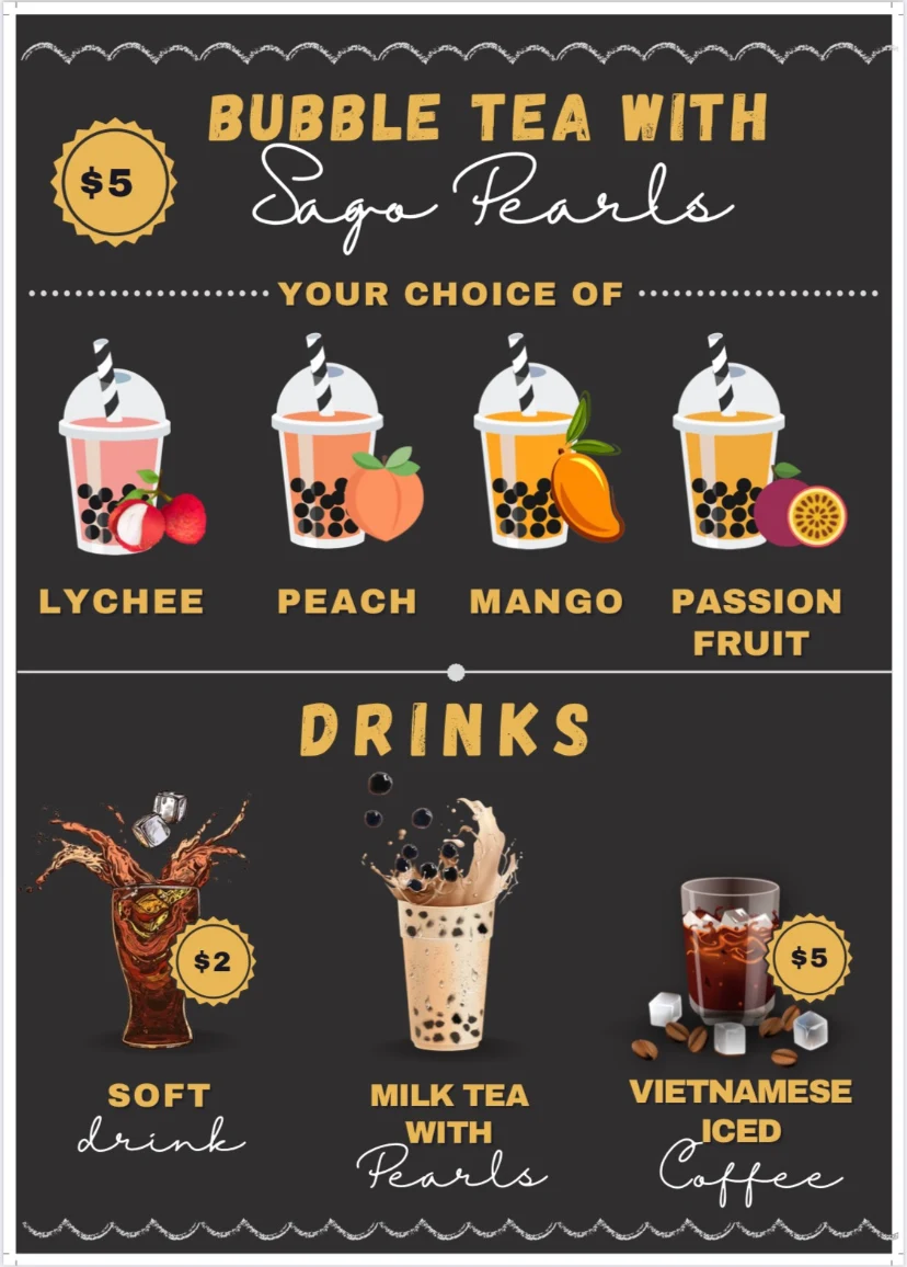 Menu, Queen Banh Mi
