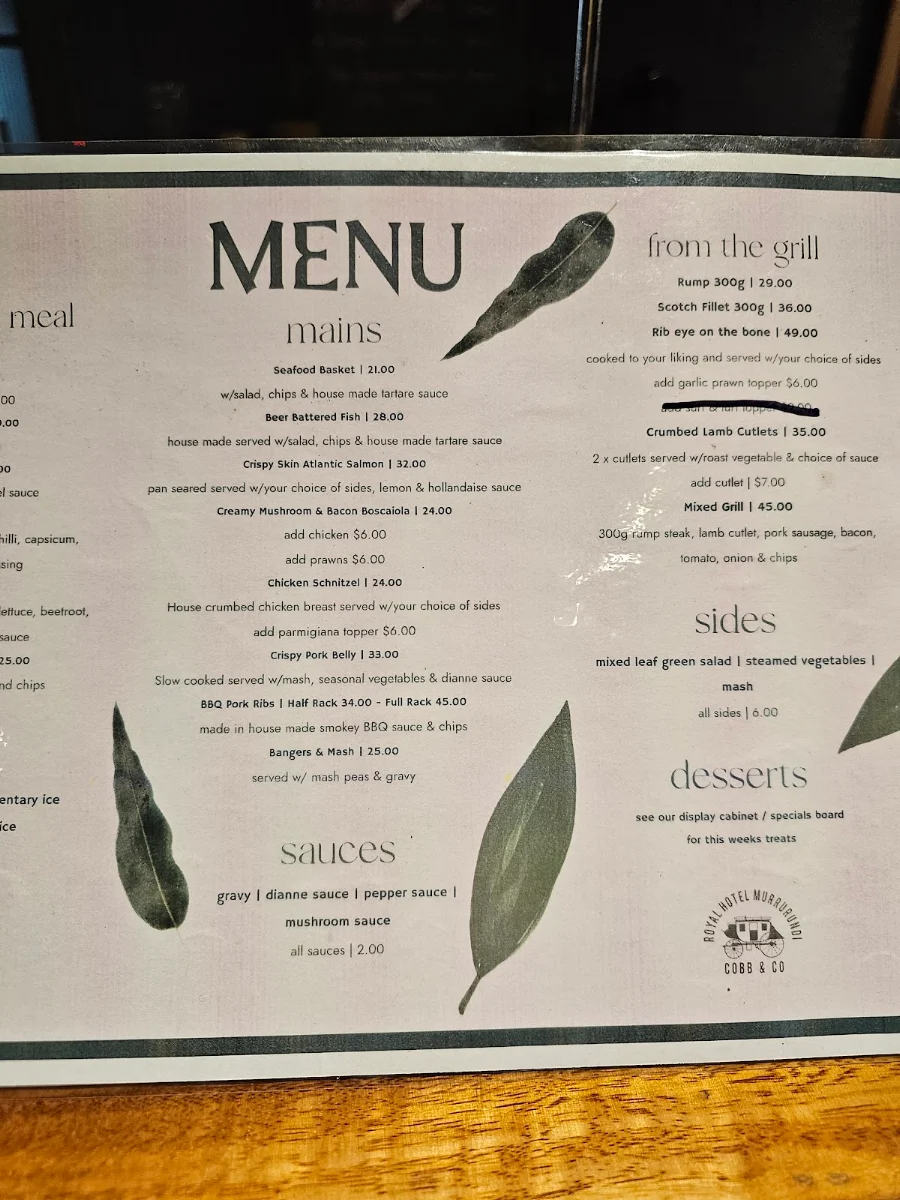 Menu photo 1