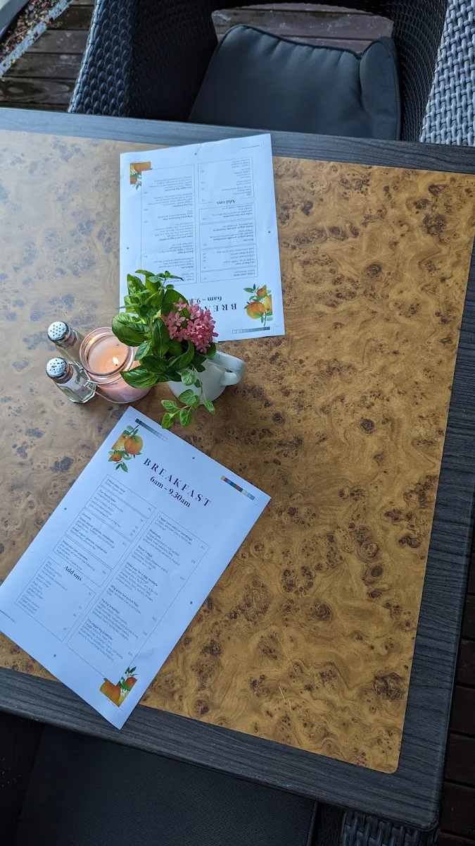 Menu, Seagulls Restaurant