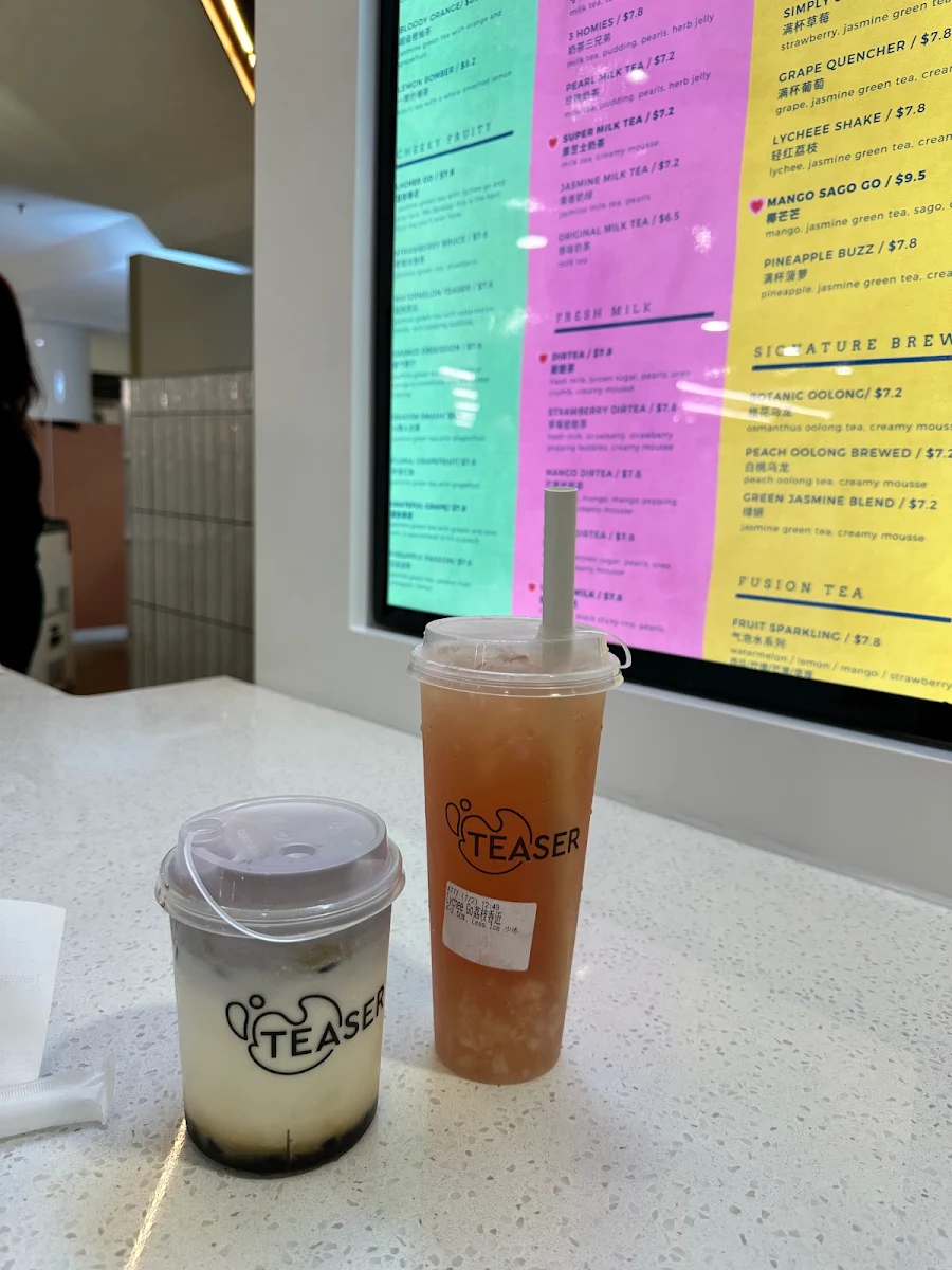 Menu, Teaser Sunnybank Hills