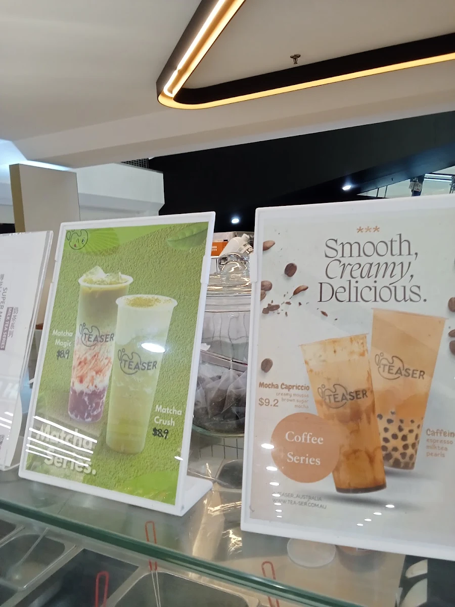 Menu, Teaser Sunnybank Hills
