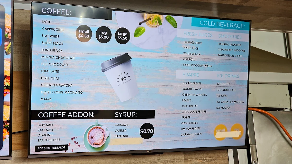 Menu, Peddler Kitchen
