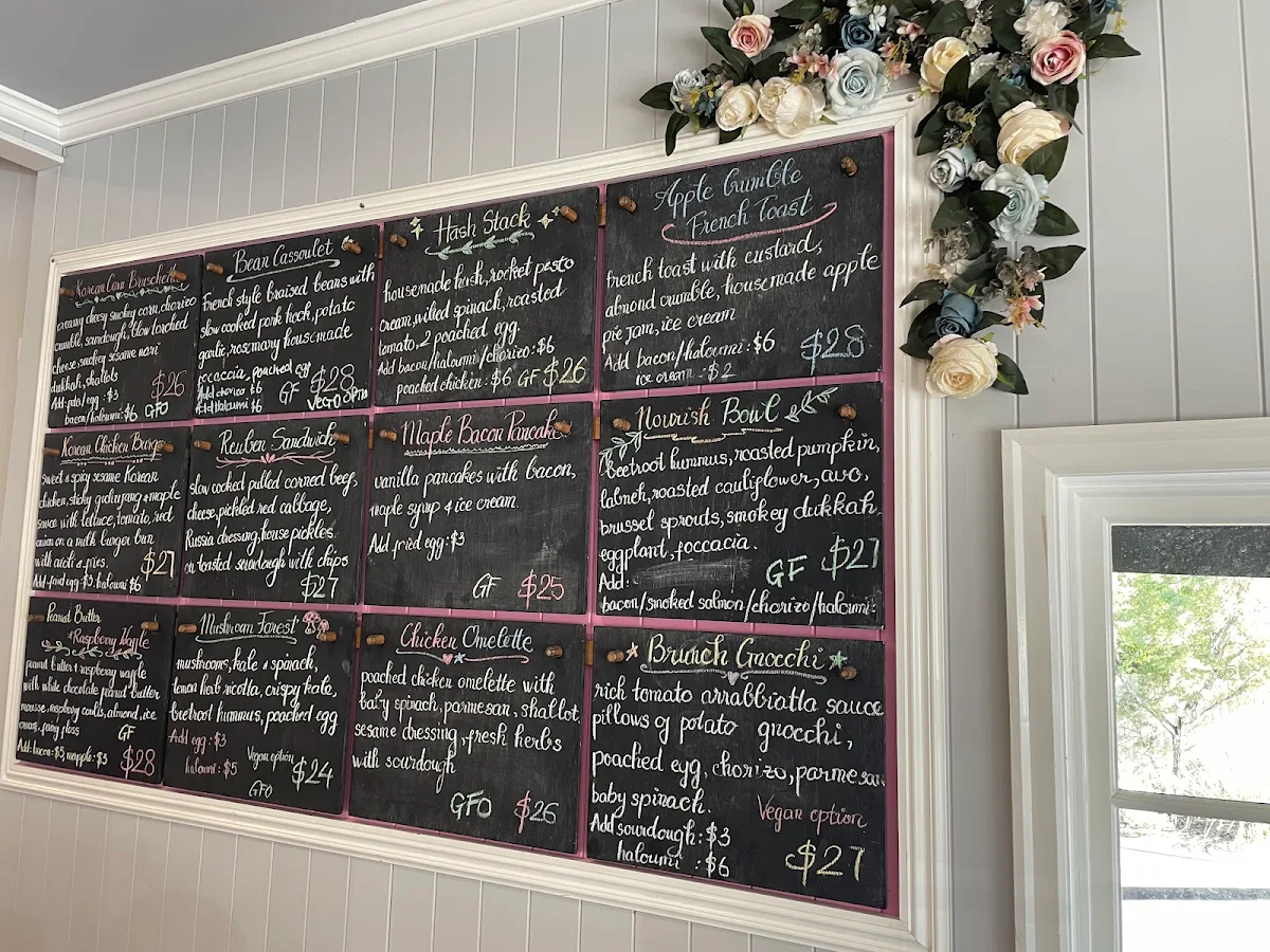Menu, The Jam Pantry