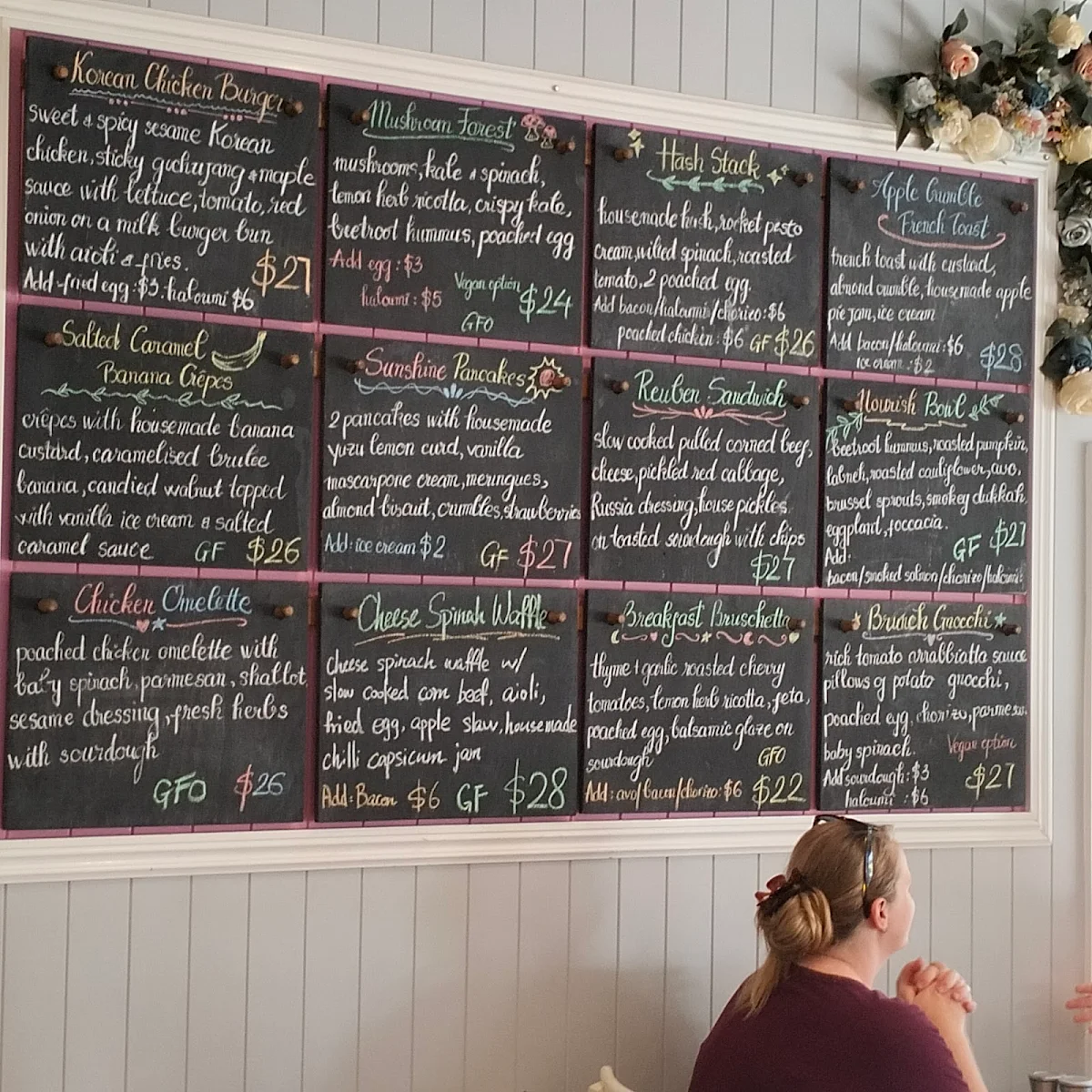 Menu, The Jam Pantry