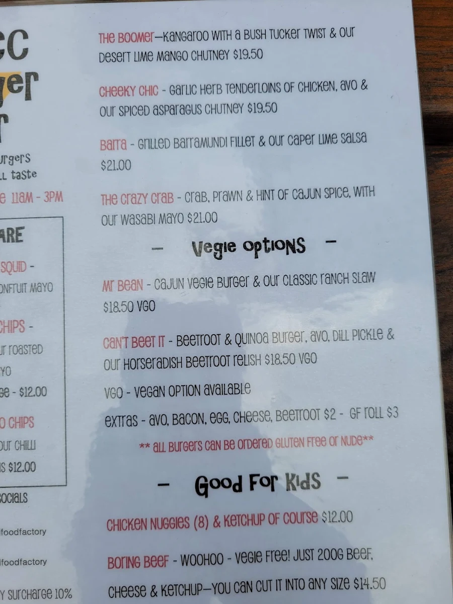 Menu, Denmark Good Food Factory