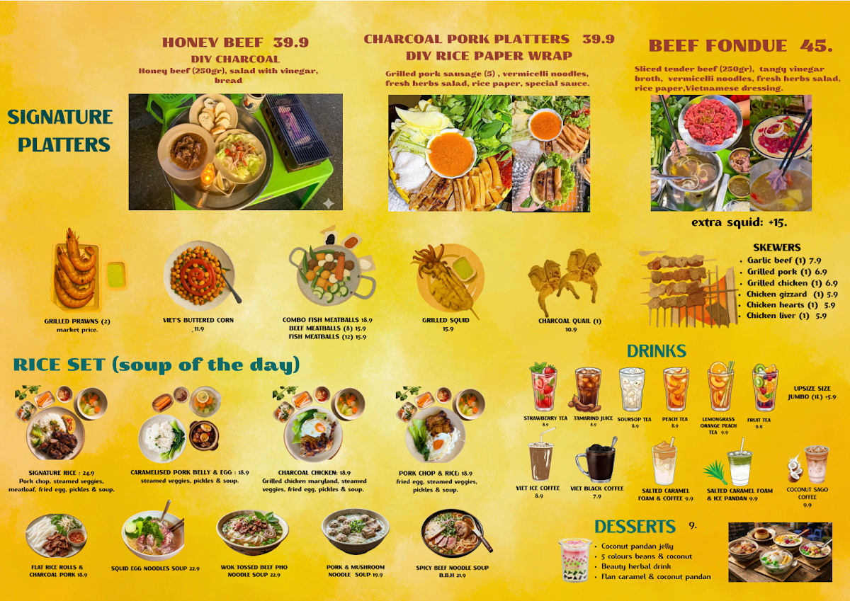 Menu, TRANG GIA