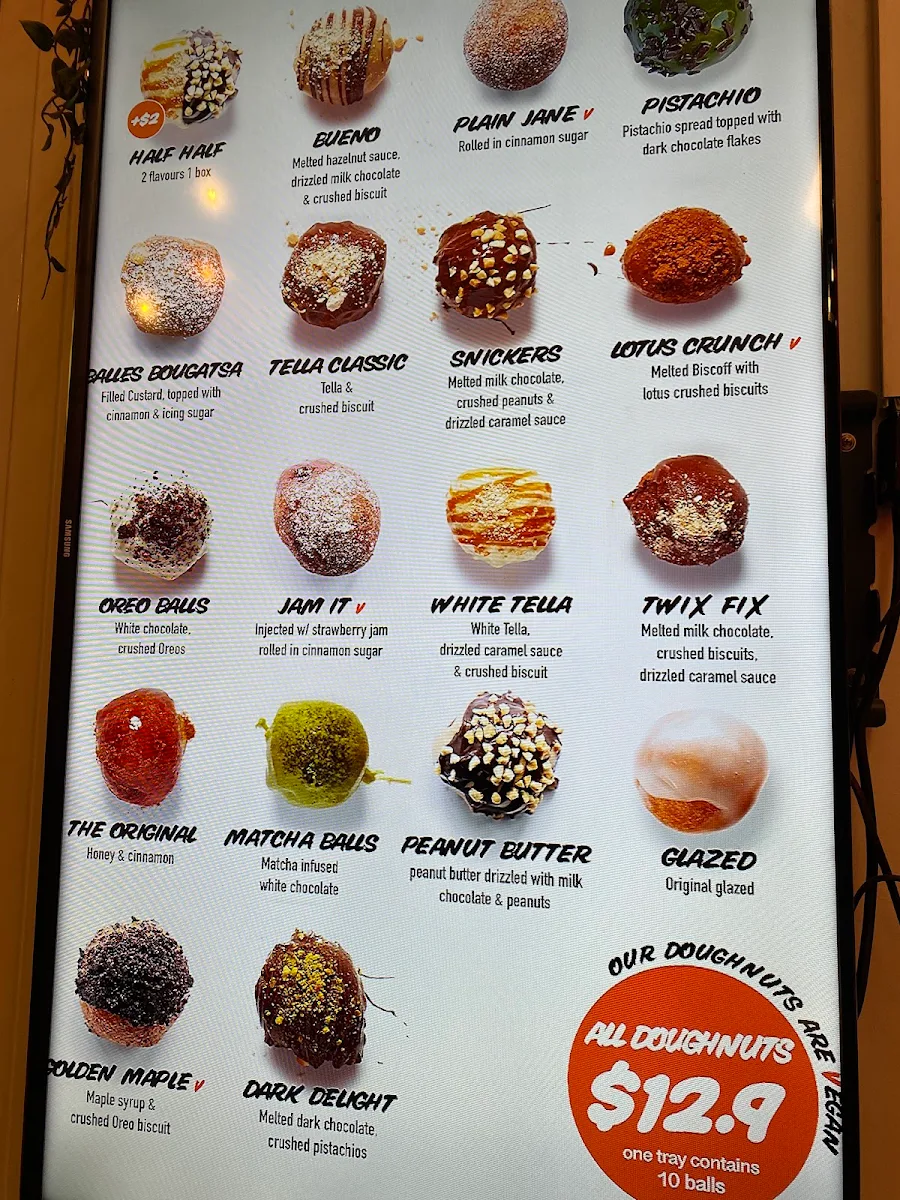 Menu, Lukumades