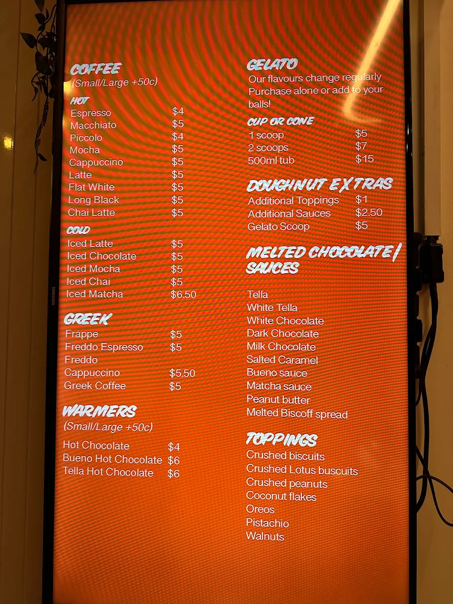 Menu, Lukumades