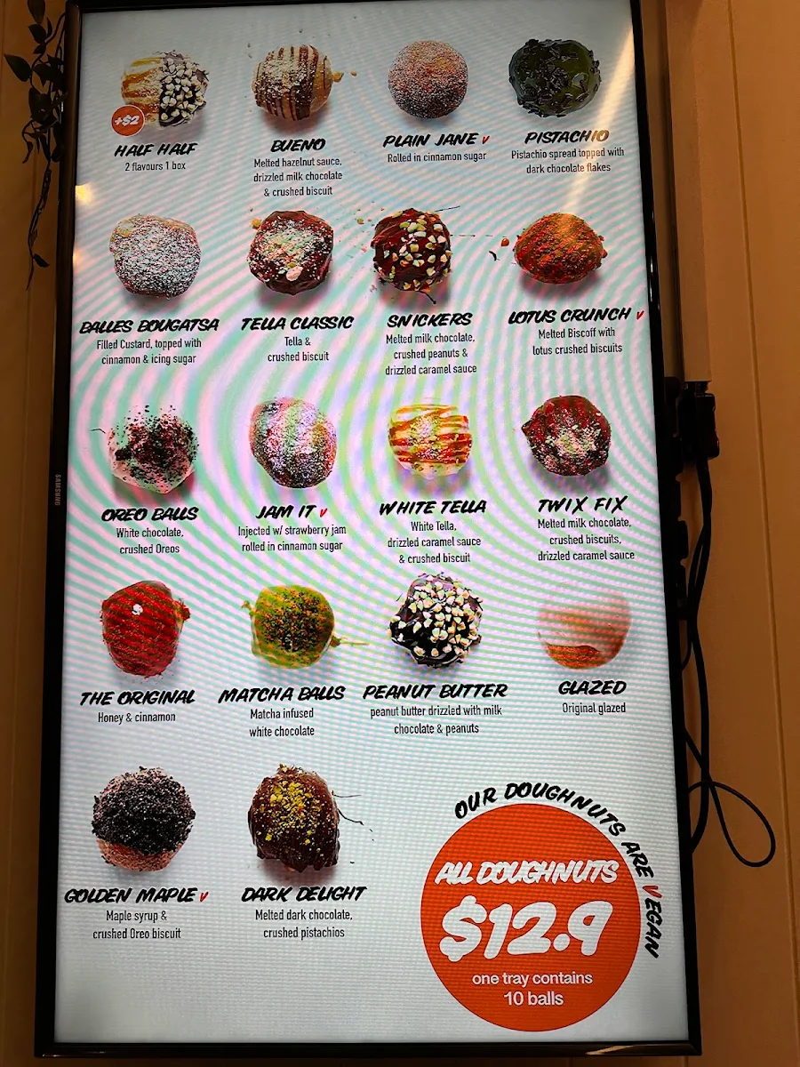 Menu, Lukumades