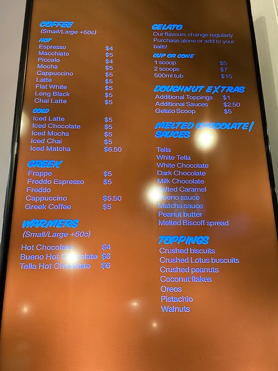 Menu, Lukumades