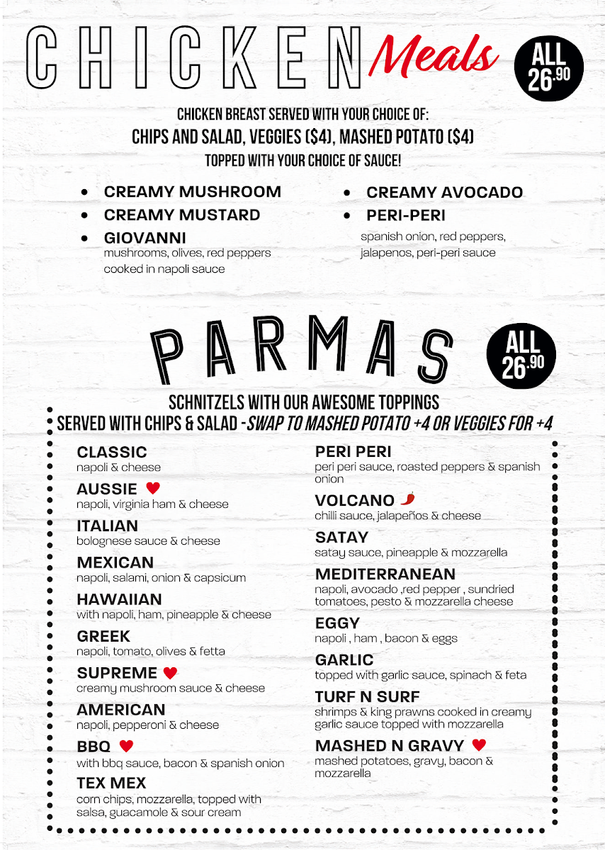 Menu, Victoria’s Pizza N Beyond - Tarneit