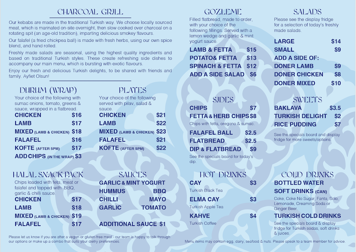 Menu photo 1
