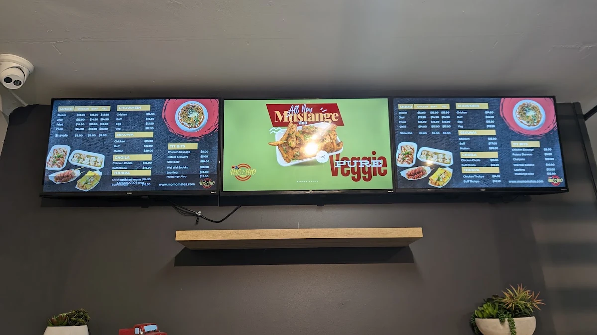 Menu, MOMO MATES KILBURN