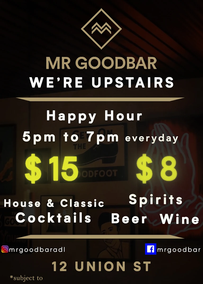 Menu, Mr. Goodbar