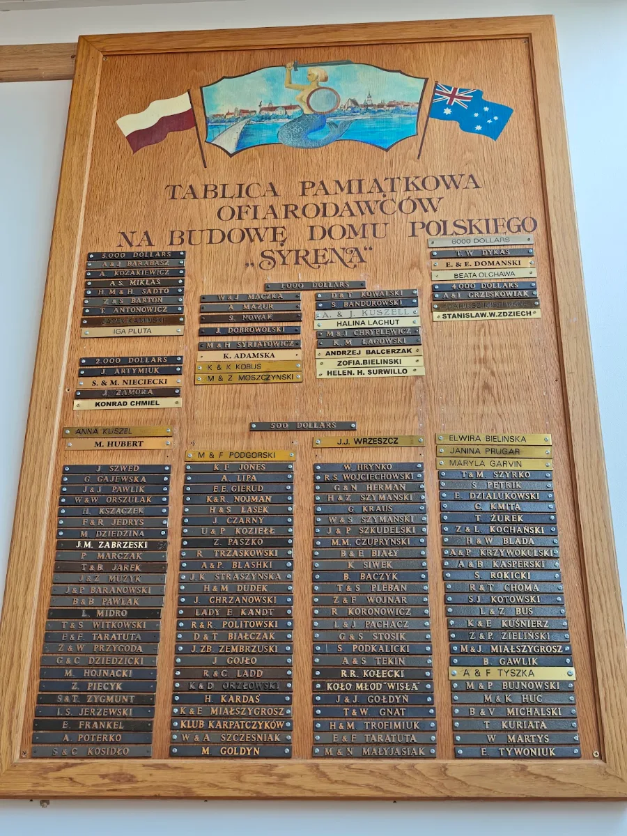 Menu, Polish House Syrena