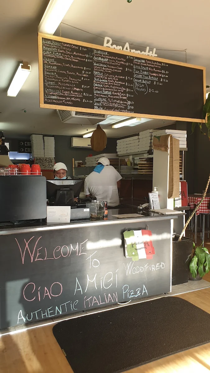Menu, Ciao Amici Wood Fired Pizza & Pasta