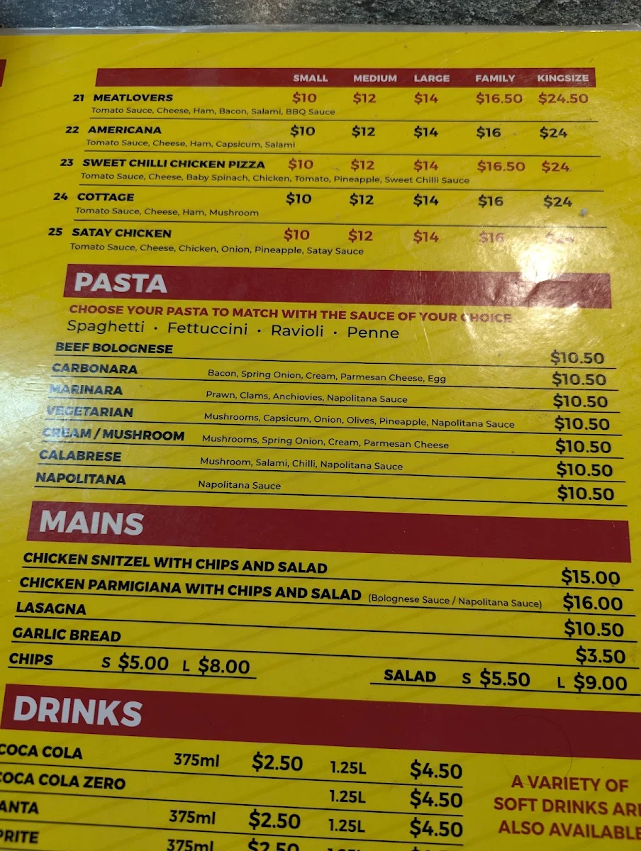 Menu, Colombo Foodies Melbourne