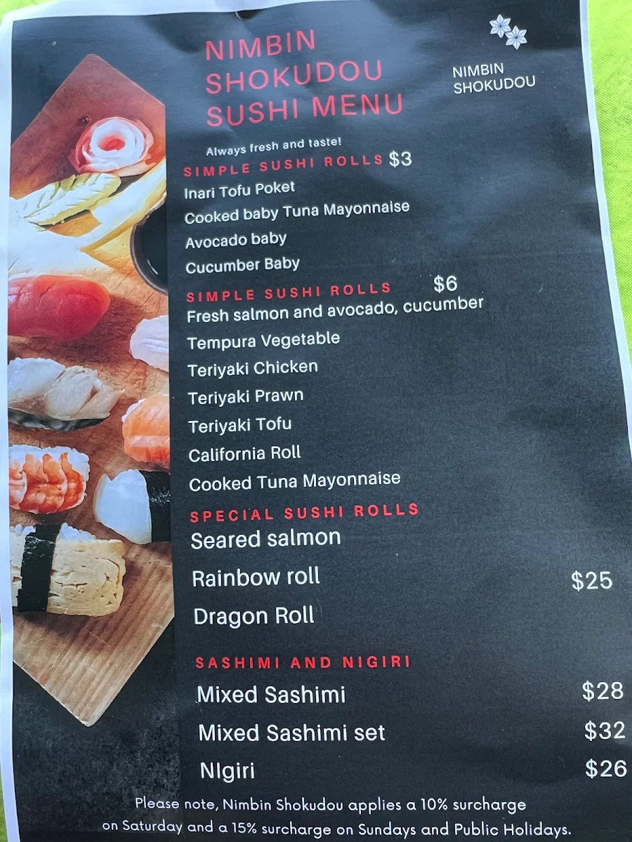Menu photo 1