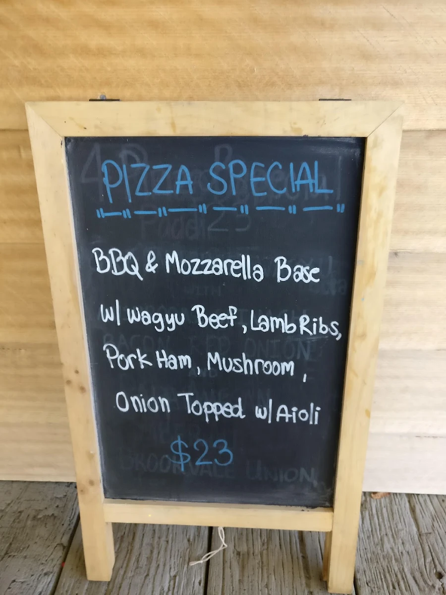Menu, The Greenhouse of Orange