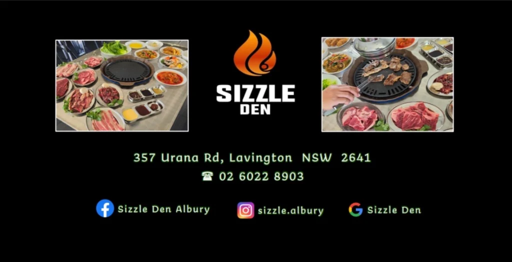 Menu, Sizzle Den