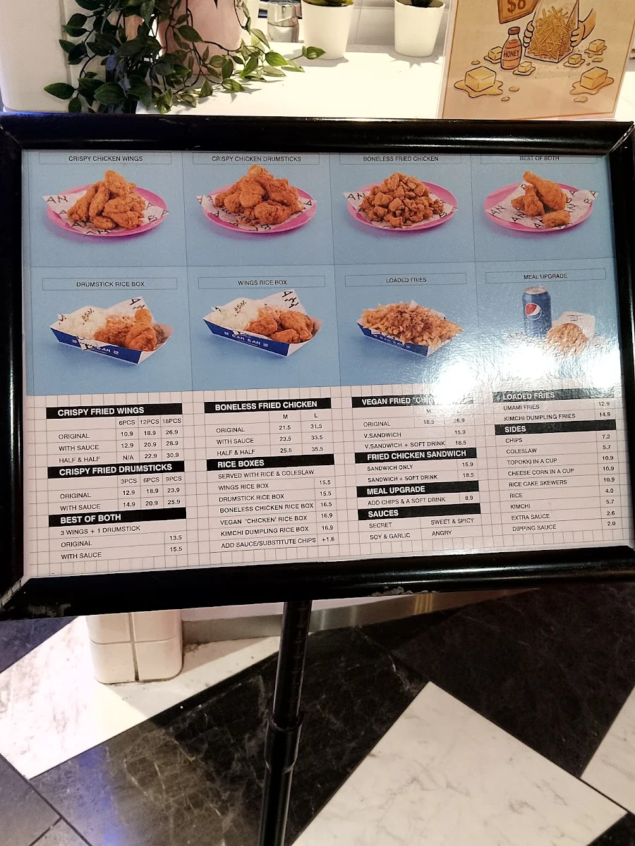 Menu, Little Ban Ban