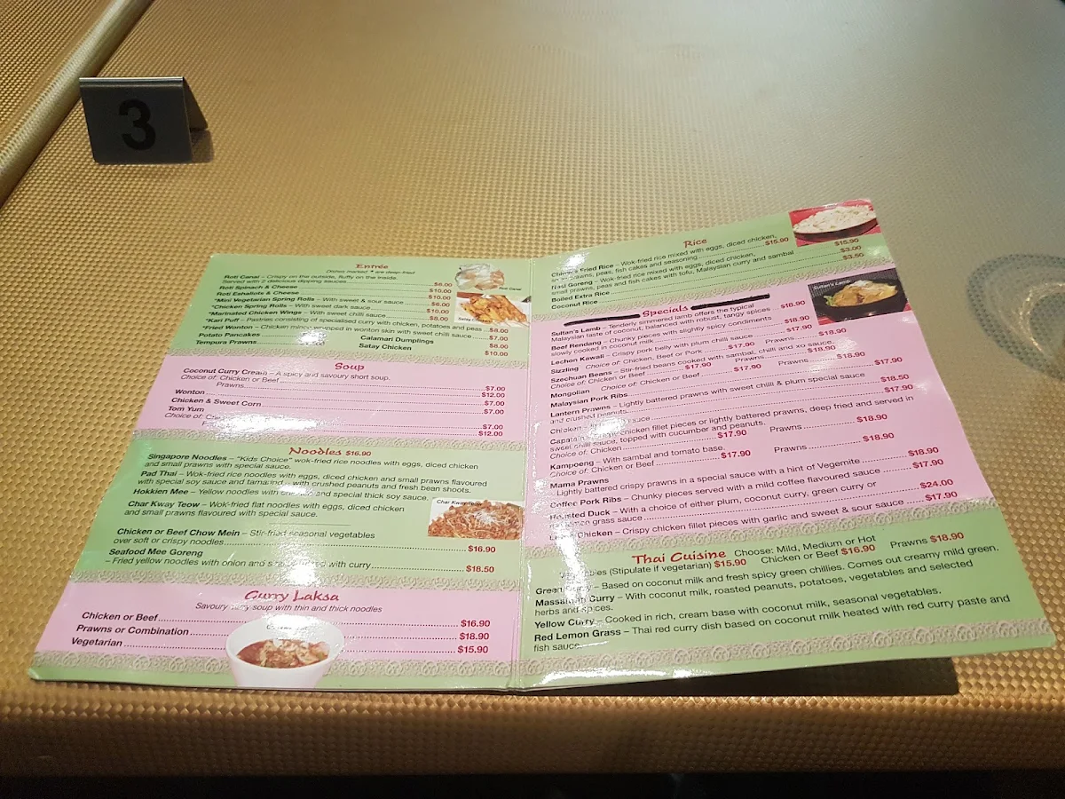 Menu, Mali