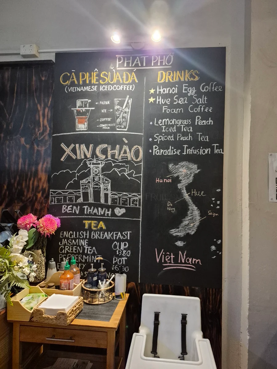 Menu, Phat Pho