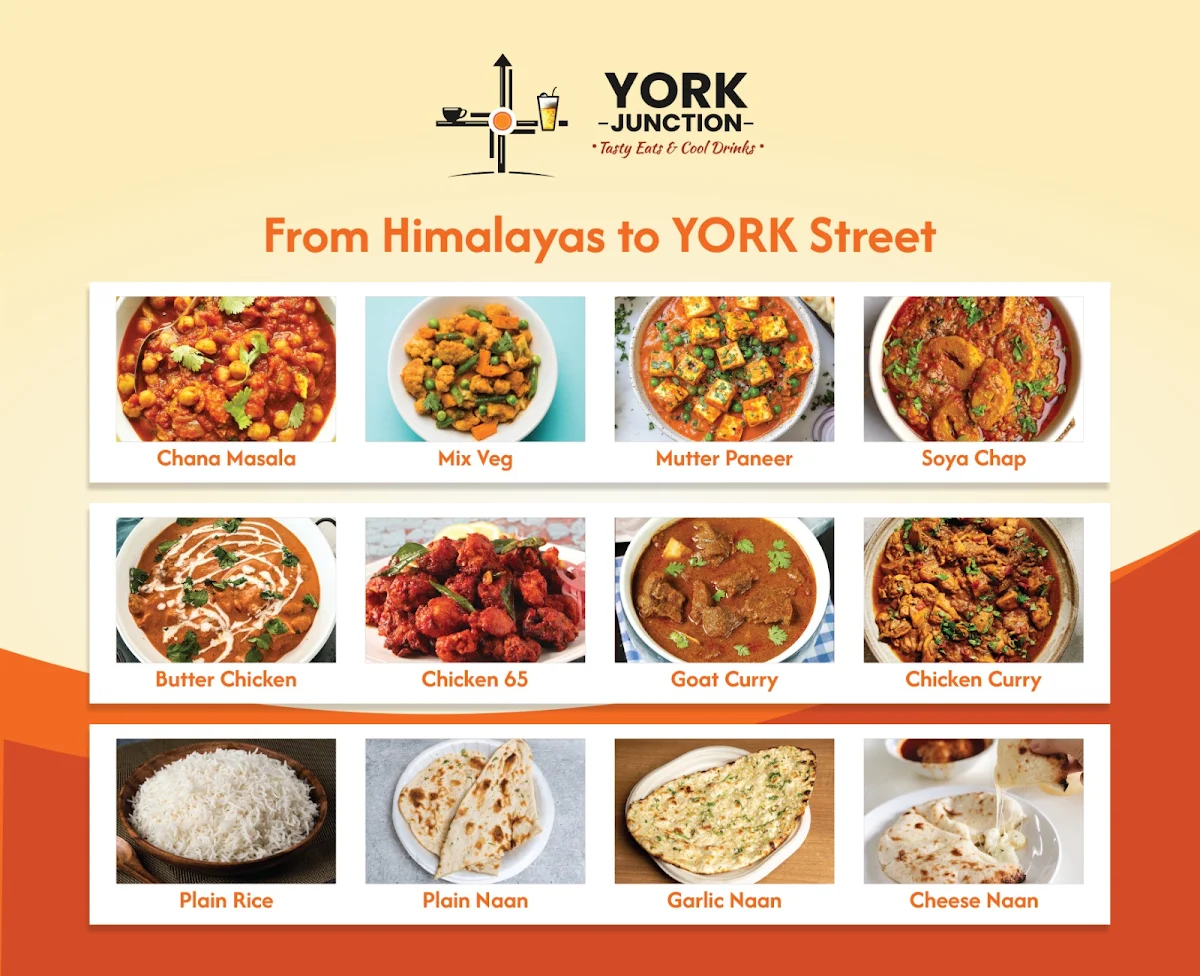 Menu, York Junction