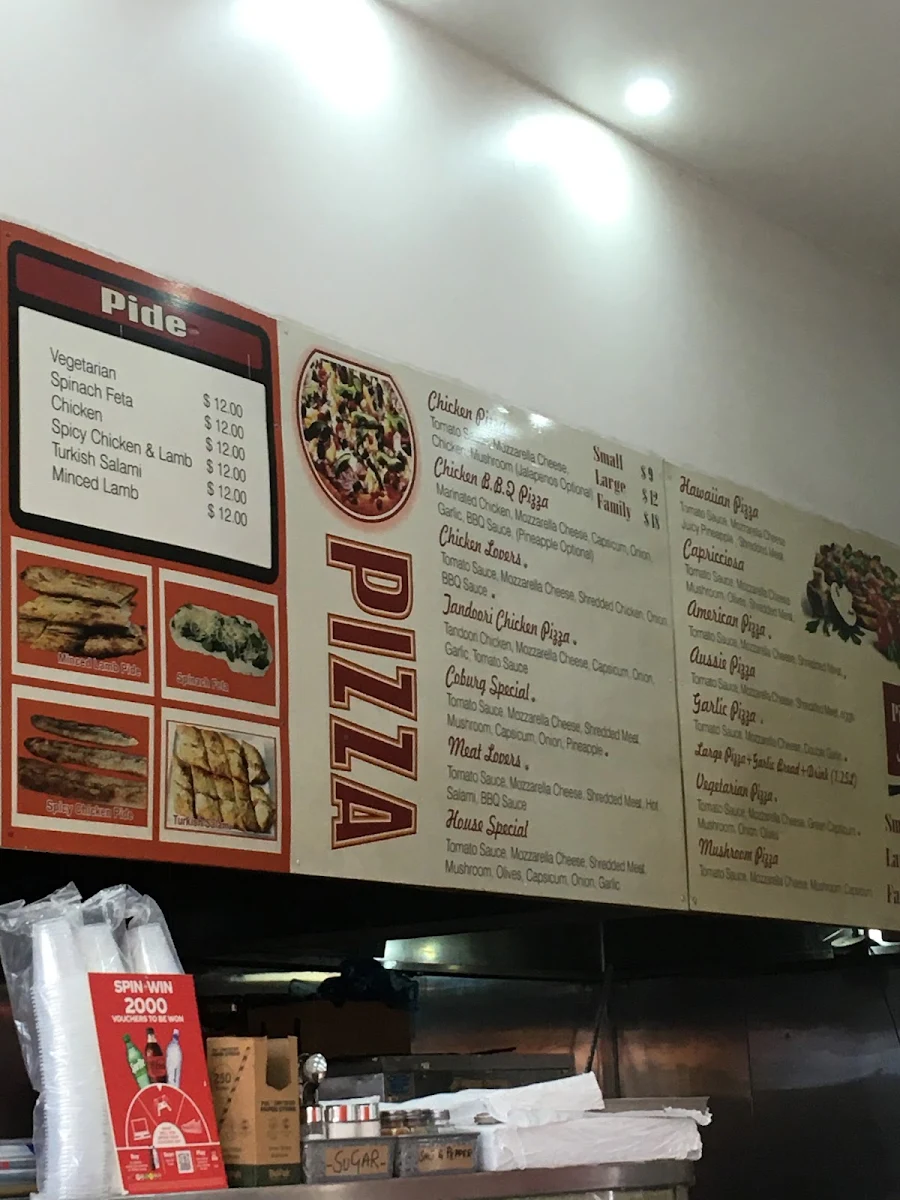 Menu, Afghan Charcoal Kebab