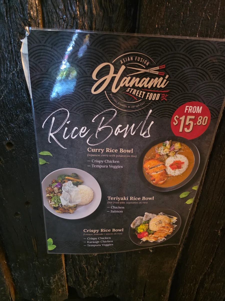 Menu, Hanami