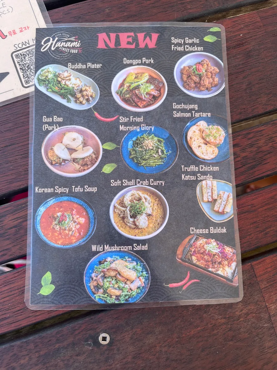 Menu, Hanami