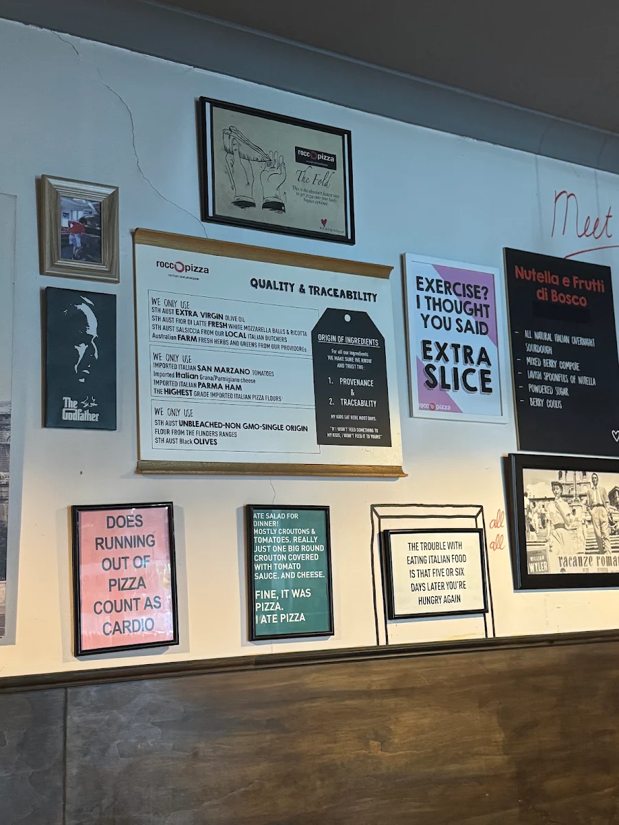 Menu, ROCCO'S - Wood Oven Sourdough Pizza on Findon