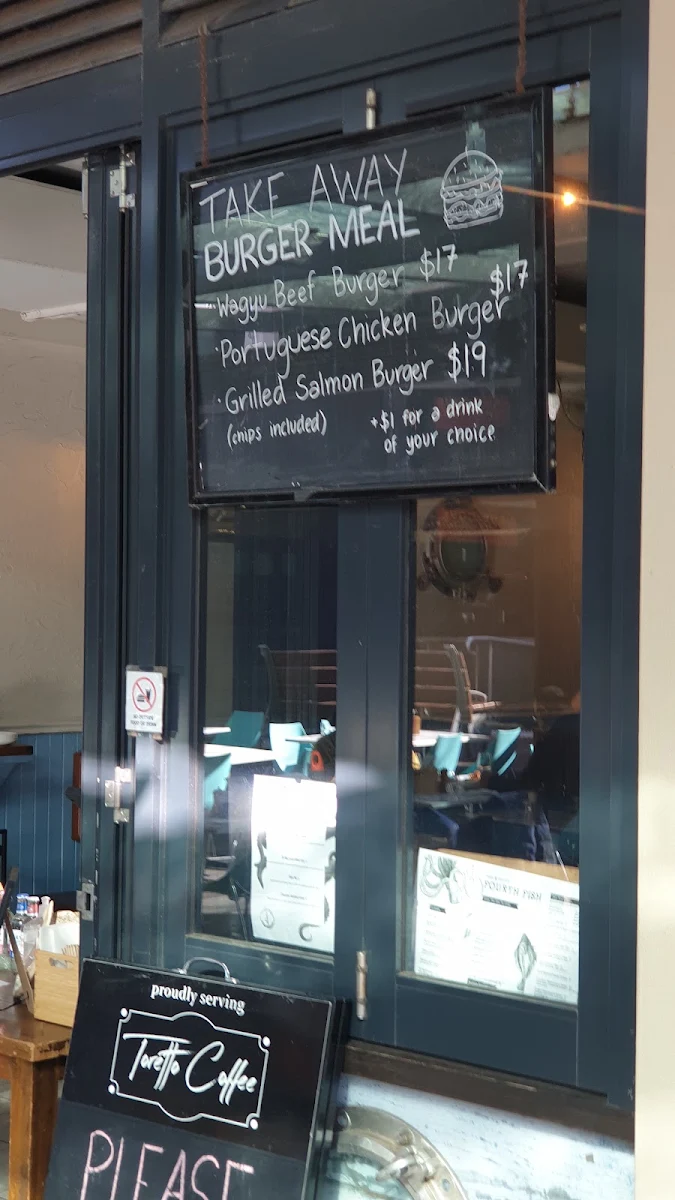 Menu, Fourth Fish Cafe & Restaurant