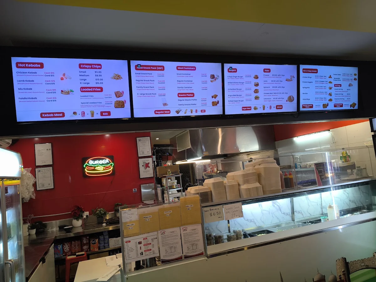 Menu, Balwyn Kebabs