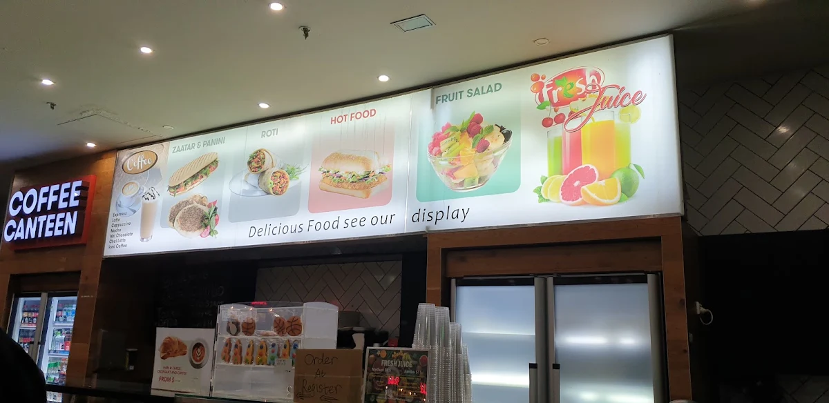 Menu, Coffee Canteen