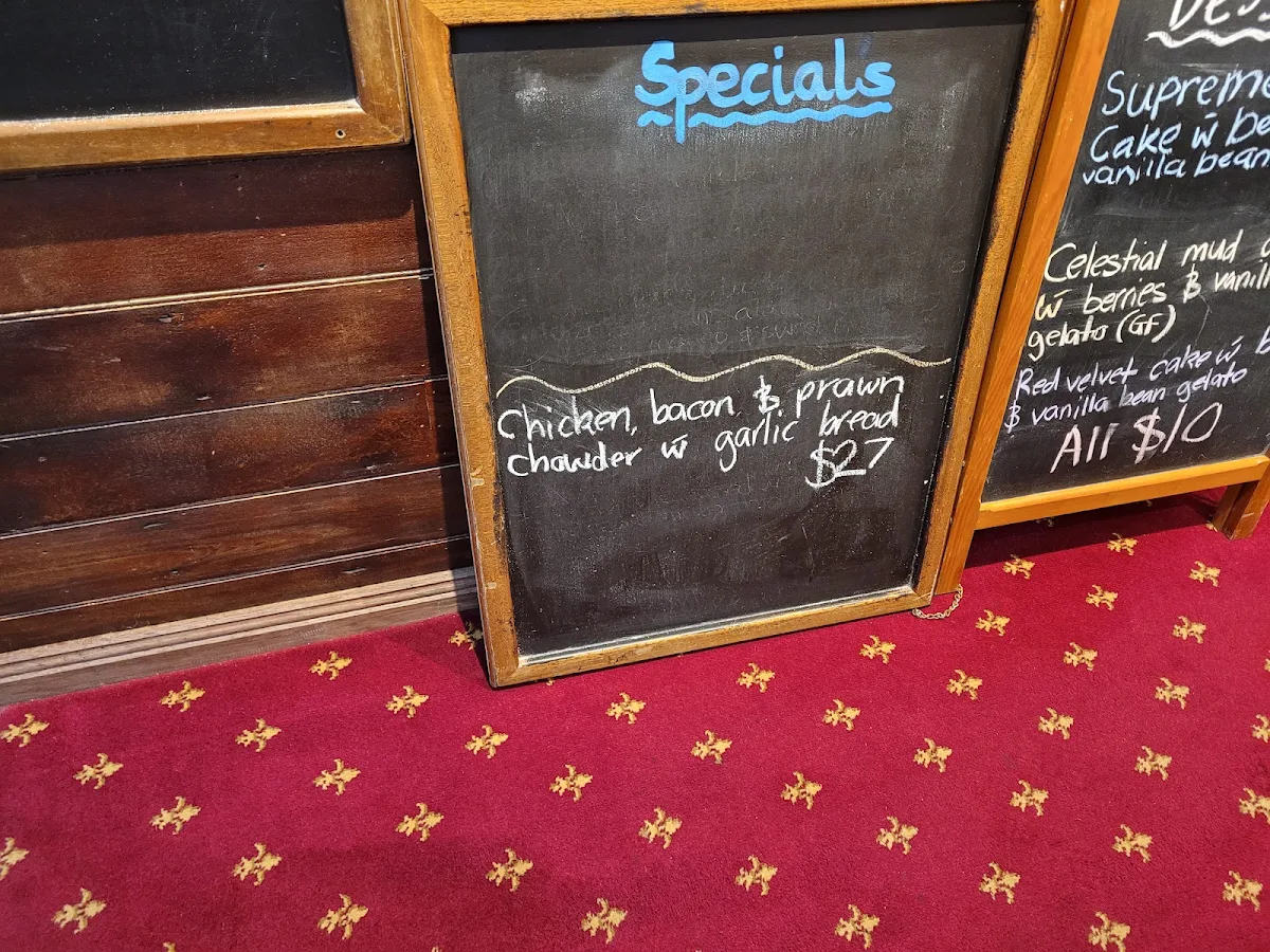 Menu, Federal Hotel