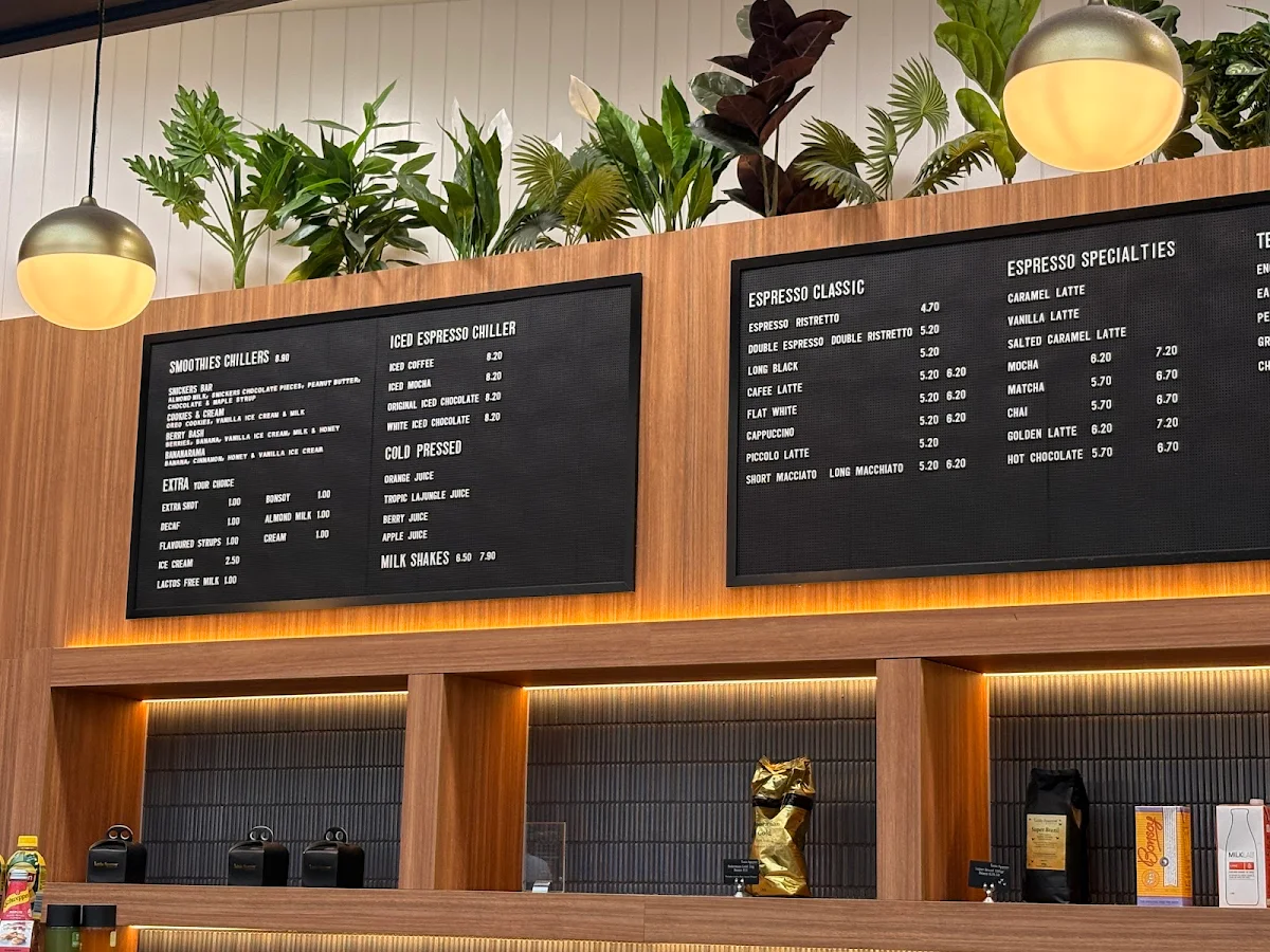 Menu, Little Sparrow Melbourne