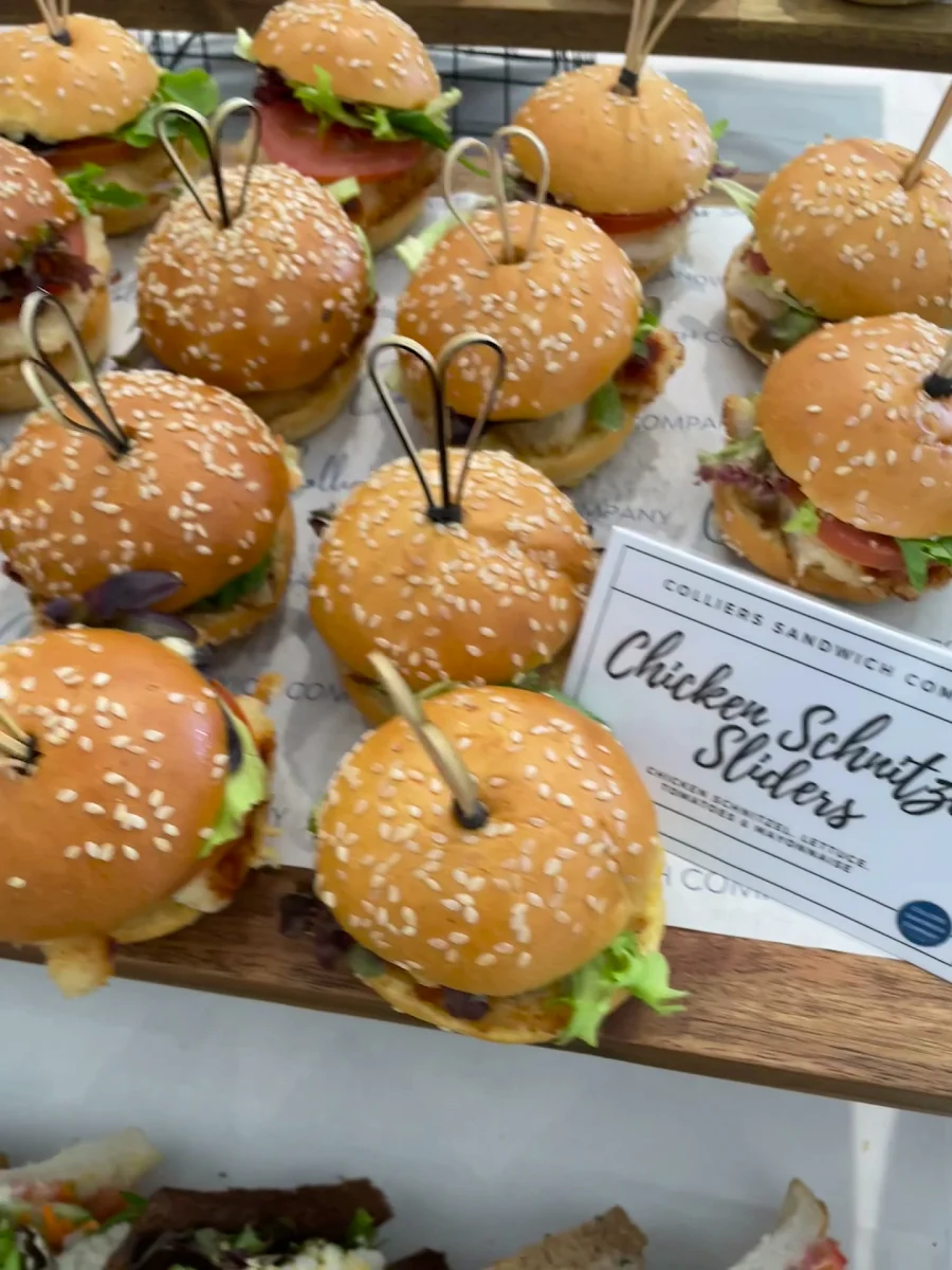 Menu, Colliers Catering