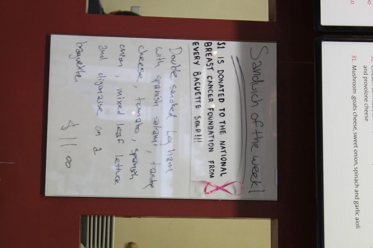 Menu, Colliers Catering