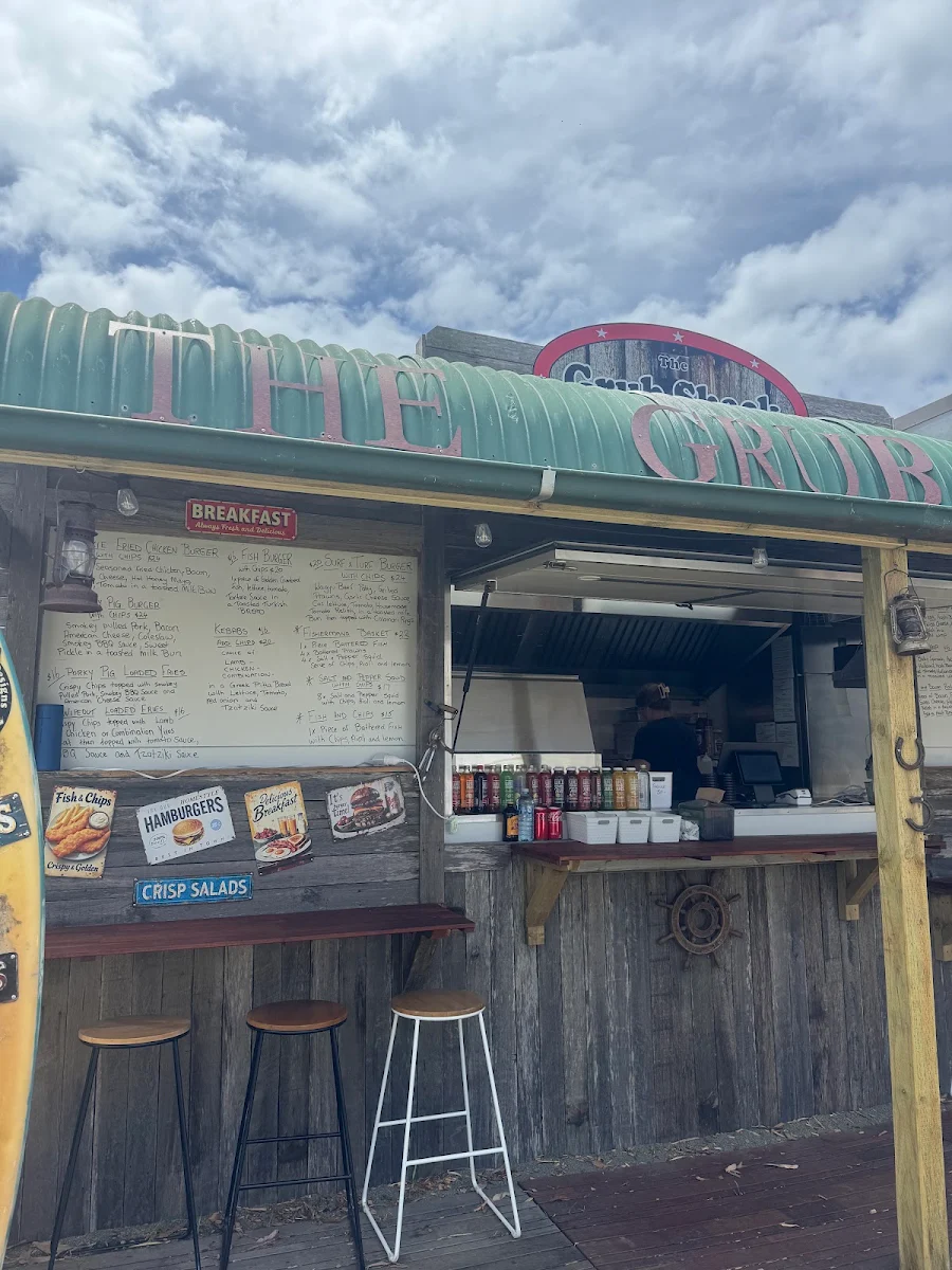 Menu, The Grub Shack Huskisson