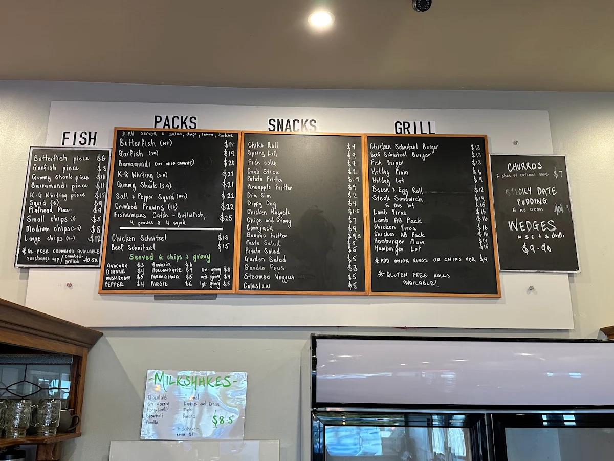 Menu, Rumbelows Restaurant