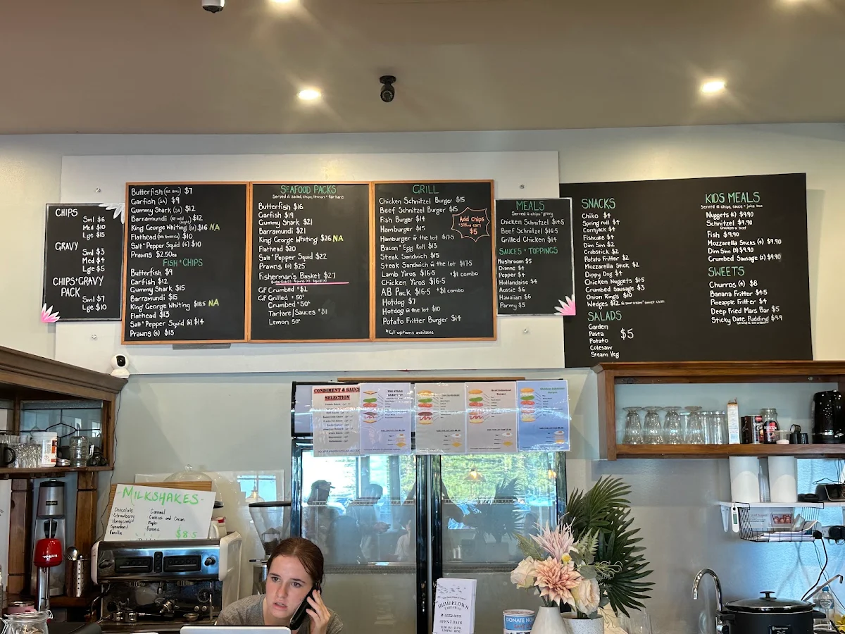 Menu, Rumbelows Restaurant