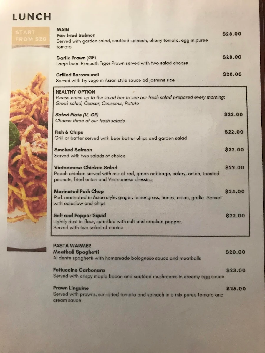 Menu, Rockin Beach Kitchen