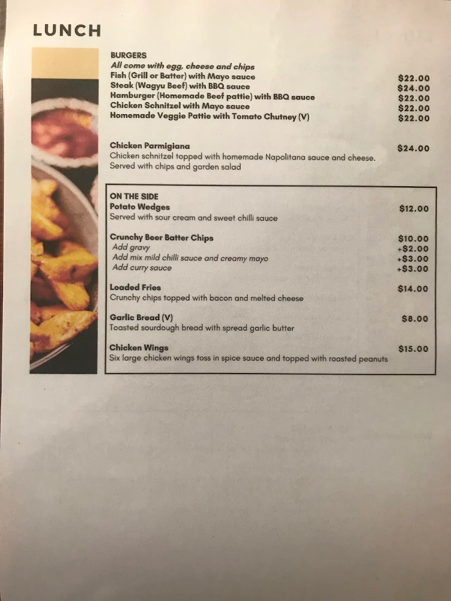 Menu, Rockin Beach Kitchen