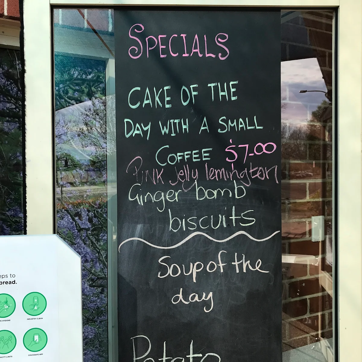 Menu, Valleyway Cafe