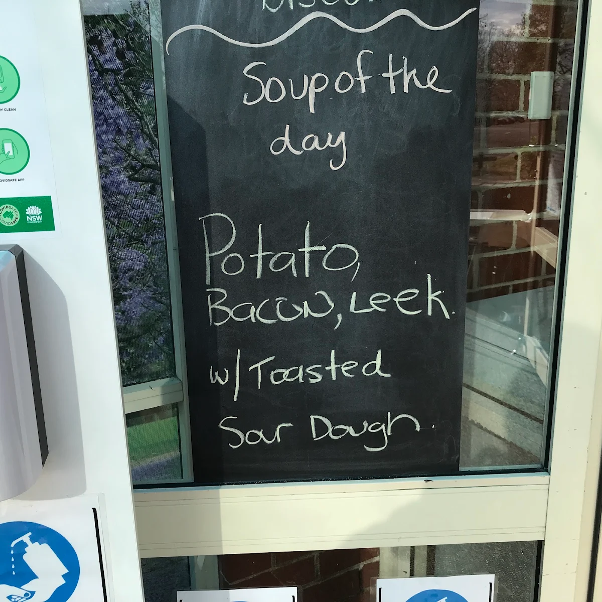 Menu, Valleyway Cafe